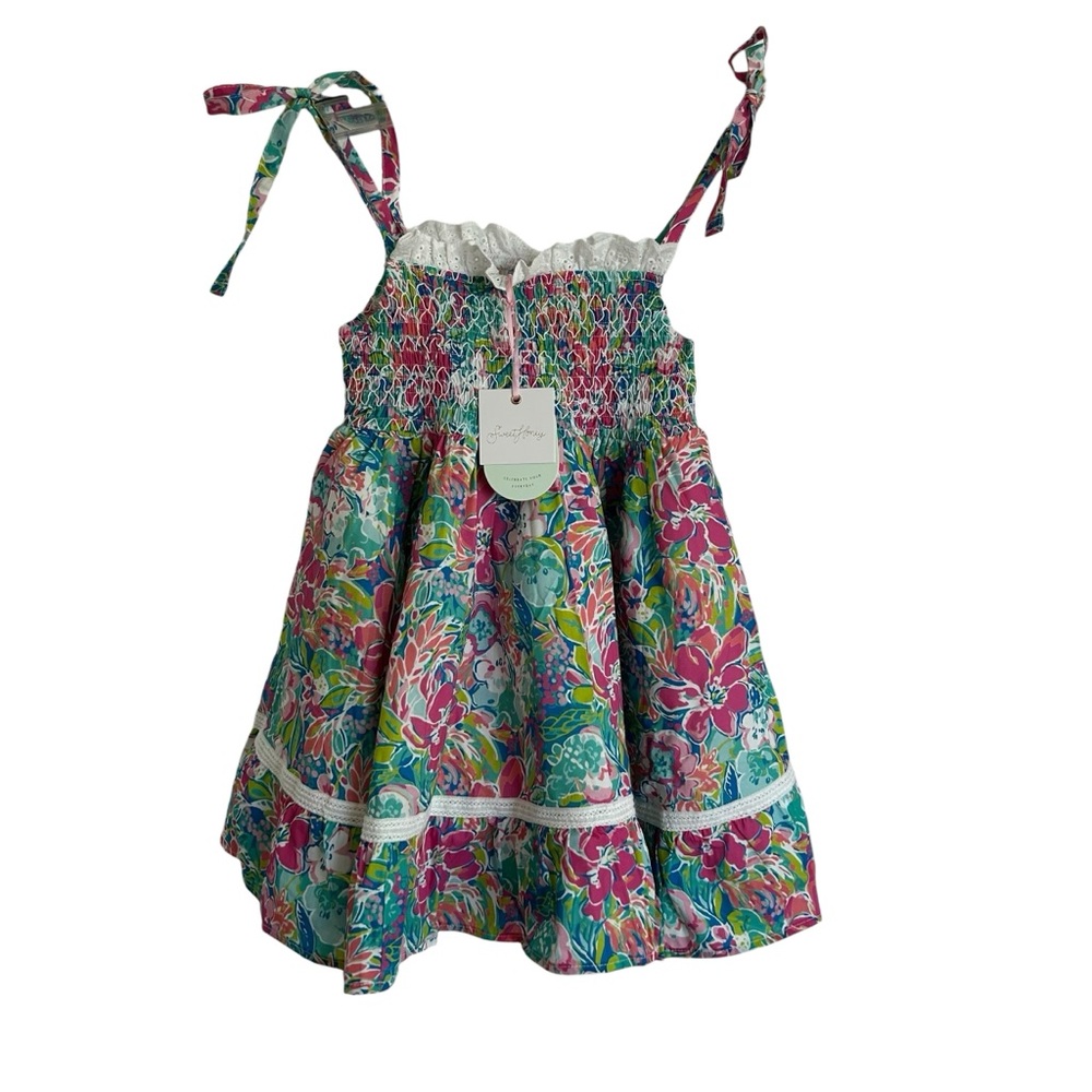 SweetHoney Audrey Smocked Dress NWT - 6Y